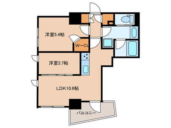 ｻﾞ・ﾊﾟｰｸﾊﾋﾞｵ文京目白台ﾌﾟﾚｲｽの物件間取画像